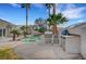 Outdoor kitchen featuring a built-in barbeque, stainless steel appliances, and stone countertops at 6105 Port Of Dreams Dr, Las Vegas, NV 89130