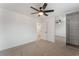 Spacious bedroom with mirrored closet and carpet at 6885 Stone Dr, Las Vegas, NV 89110