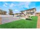 Inviting pool and patio area adjacent to a remodeled home at 6885 Stone Dr, Las Vegas, NV 89110