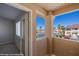 Balcony with a view overlooking desert landscaping and a clear blue sky at 700 Aztec Cir # 2E, Mesquite, NV 89027