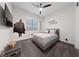 bedroom featuring a playful superhero theme, modern decor, and neutral tones at 11900 Star Grass Ave, Las Vegas, NV 89138