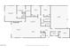 Detailed floor plan showcasing the layout of a home's primary rooms, bathrooms, closets and garage at 11900 Star Grass Ave, Las Vegas, NV 89138