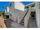 Exterior view with stairs and landscaping at 1800 Edmond St # 252, Las Vegas, NV 89146