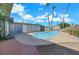 Charming backyard oasis with a kidney-shaped pool at 1808 Birch St, Las Vegas, NV 89102