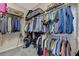 Walk-in closet featuring clothing racks and shelving for storage at 2124 Pont National Dr, Henderson, NV 89044