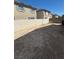 Unlandscaped backyard with block wall at 2130 Trebbiano Way, Las Vegas, NV 89156