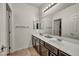 Bathroom features a dual sink vanity and ample counter space at 2593 Indigo Cloud Ct, Las Vegas, NV 89142