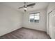 Neutral bedroom with a window view and closet at 2593 Indigo Cloud Ct, Las Vegas, NV 89142