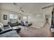 Bright bonus room with modern desk, comfortable seating, and a view of the neighborhood at 2593 Indigo Cloud Ct, Las Vegas, NV 89142