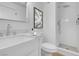 Tastefully designed bathroom featuring an upgraded shower and sink at 2801 Emmons Ave, North Las Vegas, NV 89030