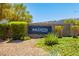 The Hudson by Lennar community entrance sign surrounded by manicured landscaping at 4495 Violet Flowers St # 2046, North Las Vegas, NV 89031