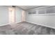 Bright bedroom with gray carpet and ample closet space at 5509 Evergreen Ave, Las Vegas, NV 89107