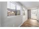 Hallway with window and door to backyard at 5509 Evergreen Ave, Las Vegas, NV 89107