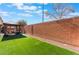 Artificial turf backyard with gazebo and patio at 6713 Chambers Lake Ct, North Las Vegas, NV 89084