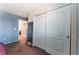 Bedroom with large closet and full-length mirror at 6713 Chambers Lake Ct, North Las Vegas, NV 89084