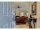 Bright and airy entryway with decorative console table and mirror at 7200 Big Rock Cir, Las Vegas, NV 89129