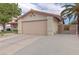 Attached garage with ample parking space at 7200 Big Rock Cir, Las Vegas, NV 89129