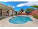 Inviting pool with tiered entry and ample patio space at 7200 Big Rock Cir, Las Vegas, NV 89129