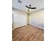 Spacious bedroom with double doors to closet and ceiling fan at 773 Valley Rise Dr, Henderson, NV 89052