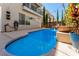 Private backyard pool perfect for relaxation at 8449 Kettledrum St, Las Vegas, NV 89139