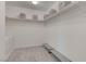 Walk-in closet with shelving, clothing rods, and carpeted floors, providing ample storage space at 10089 Bismuth St, Las Vegas, NV 89183