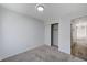 Bedroom featuring a closet with sliding doors, offering ample storage space at 2414 Inlet Beach Ct, North Las Vegas, NV 89031