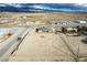 An aerial view of the home shows its large lot in a desert landscape at 3520 Malibou Ave, Pahrump, NV 89048