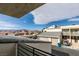 Balcony view of a quiet community featuring well-maintained homes and open skies at 6250 W Flamingo Rd # 43, Las Vegas, NV 89103