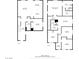 Detailed floor plan of a two-story home showcasing the layout of each room and their dimensions at 7629 Rosebark Cliffs St, North Las Vegas, NV 89084