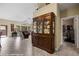 Open-concept living room that has tile flooring and natural light at 870 Santa Maria Way, Mesquite, NV 89027
