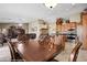 Spacious living space with dining area, kitchen, and living room, perfect for Gathering gatherings at 870 Santa Maria Way, Mesquite, NV 89027