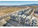 An aerial shot of a modern neighborhood showcasing neat rows of newly built two-story houses at 11576 Ashy Storm Ave, Las Vegas, NV 89138