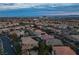 Expansive neighborhood aerial view featuring city views and picturesque landscape at 12118 La Carta Ct, Las Vegas, NV 89138