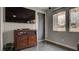 Bedroom featuring a built-in dresser and a large picture window at 12118 La Carta Ct, Las Vegas, NV 89138