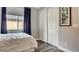 Bedroom with closet, grey paint and modern flooring at 12118 La Carta Ct, Las Vegas, NV 89138