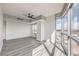 Bedroom with natural light, hardwood floors, and ceiling fan at 200 W Sahara Ave # 2108, Las Vegas, NV 89102
