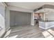 Open-concept living space featuring wood-style floors and a contemporary kitchen at 200 W Sahara Ave # 2108, Las Vegas, NV 89102