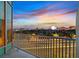 Balcony view showcasing the vibrant cityscape at sunset with views of the High Roller at 360 E Desert Inn Rd # 602, Las Vegas, NV 89109