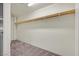 Well-organized closet space with a rod for hanging clothes at 360 E Desert Inn Rd # 602, Las Vegas, NV 89109