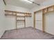 Large walk-in closet with custom shelving units at 360 E Desert Inn Rd # 602, Las Vegas, NV 89109