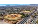 Overhead view showcases proximity to a local baseball field and other city amenities at 3716 N Torrey Pines Dr, Las Vegas, NV 89108