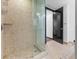 Bright shower stall featuring attractive tile and glass door at 4575 Dean Martin Dr # 505, Las Vegas, NV 89103