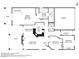 Detailed floor plan of the home, highlighting the layout of rooms and their dimensions at 5517 Whiteleaf Ct, Las Vegas, NV 89149