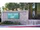 The Rain Tree West entrance sign is well maintained and provides clear identification to welcome residents at 7950 W Flamingo Rd # 1139, Las Vegas, NV 89147