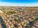 Aerial view of the community, highlighting the property's position at 10852 Avenzano St, Las Vegas, NV 89141