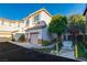 Charming two-story home featuring a two-car garage and stucco exterior with decorative accents at 10852 Avenzano St, Las Vegas, NV 89141