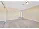 Bedroom with a carpeted floor and a mirrored closet at 1716 Battle Creek Cir, Las Vegas, NV 89108