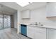 Updated kitchen with modern cabinets, stylish countertops, and stainless steel sink at 228 N Bruce St # D, Las Vegas, NV 89101