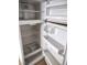 Open refrigerator with adjustable shelves and storage at 4260 Vornsand Dr, Las Vegas, NV 89115