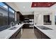 Modern kitchen with stainless appliances and sleek cabinetry at 43 Grey Feather Dr, Las Vegas, NV 89135